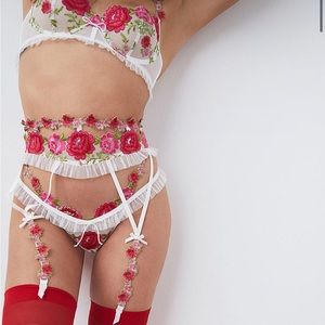 NWT For Love and Lemons Garter Belt XS